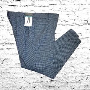 RAFAELLA Ladies Black & White Check Ankle Pants NWT